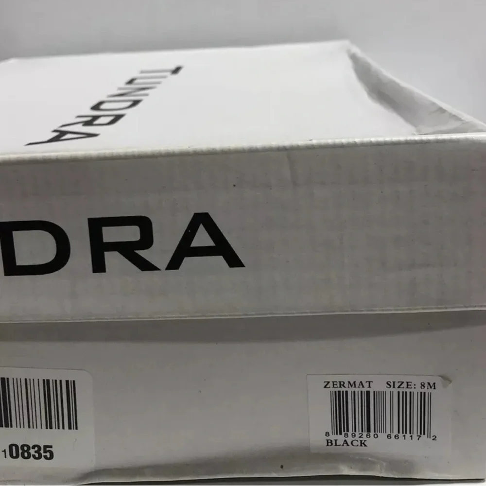 Tundra Women’s Zermat, Black Winter Boots, Size 8M